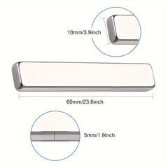 4pcs Neodymium Bar Magnets Bundle - Rare Earth Magnets w/ Adhesive - 60x1