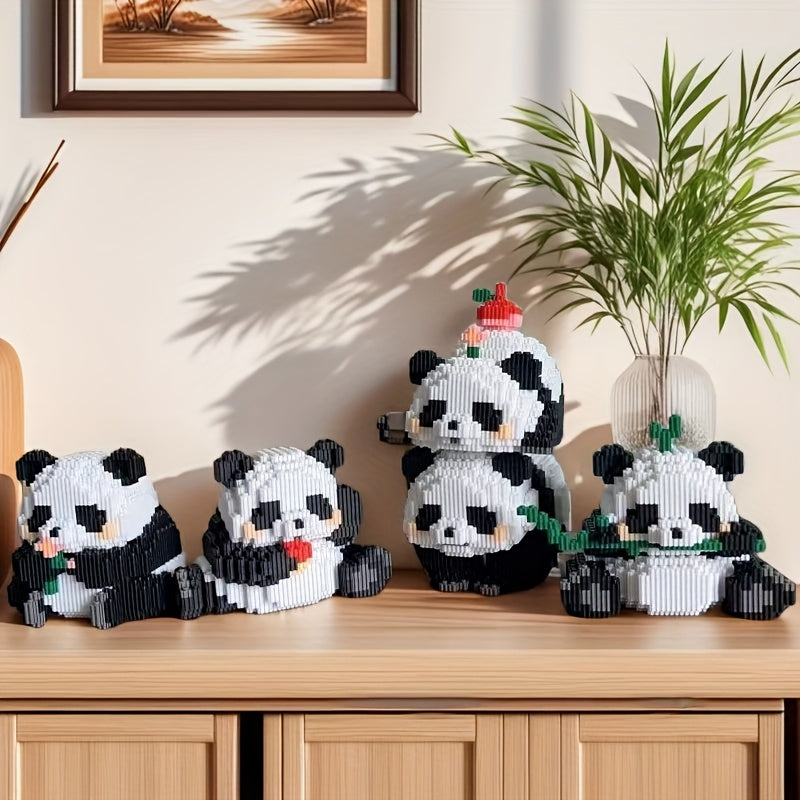 1119pcs Panda Building Block Set DIY Construction Kit