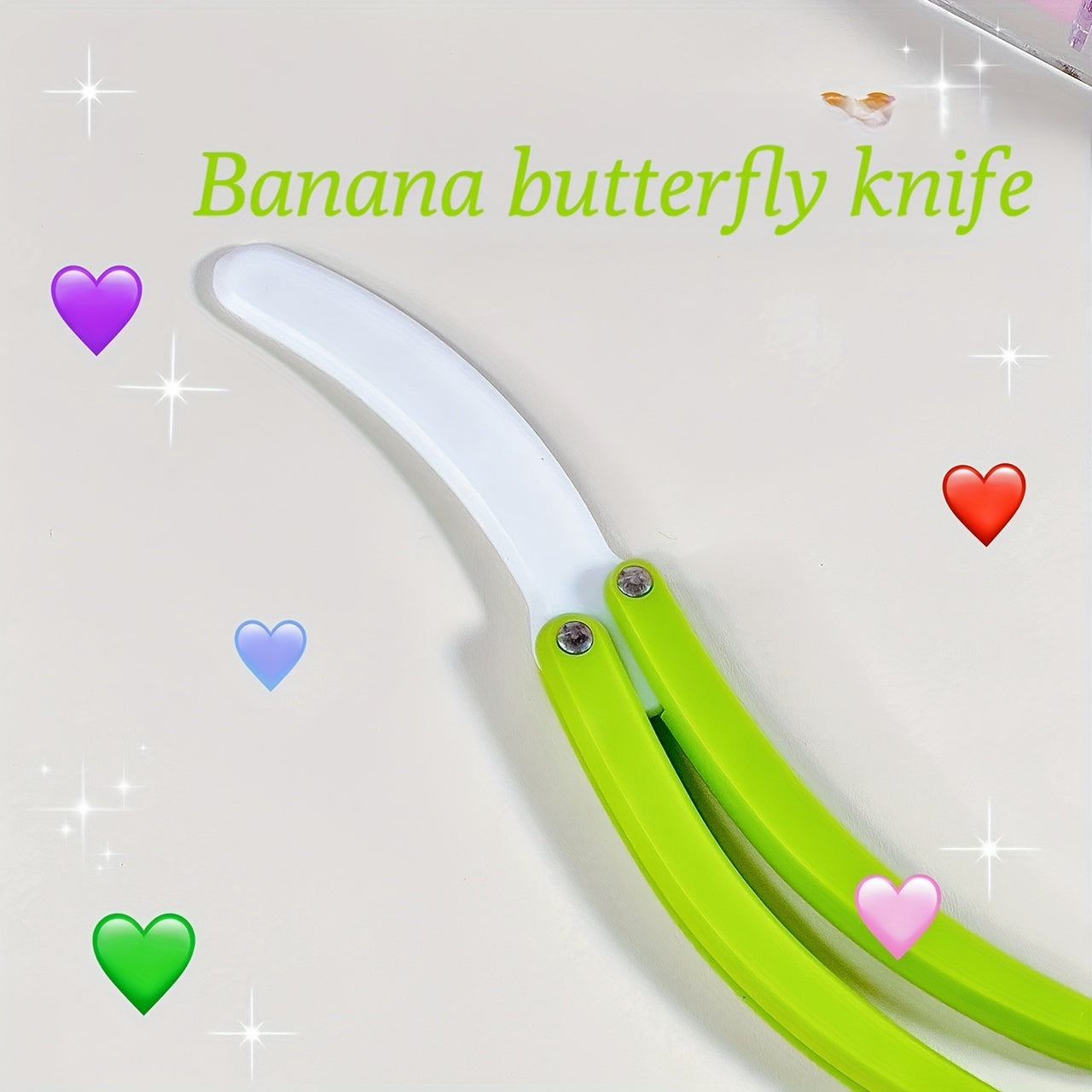 Gravity 3D Banana Sausage Butterfly Model Toy