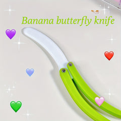 Gravity 3D Banana Sausage Butterfly Model Toy
