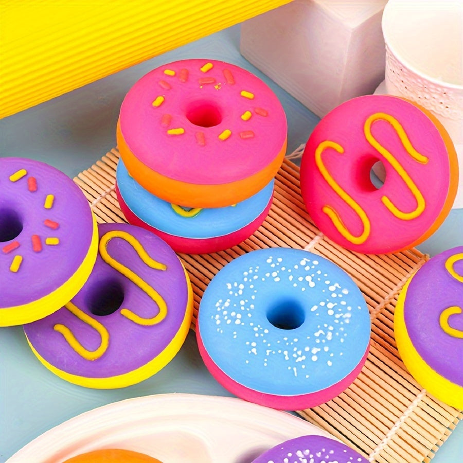 TPR Soft Simulation Donut Funny Squeeze Toy Tricky Christmas Gift