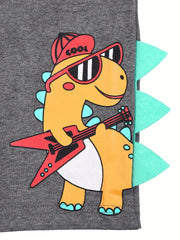 Boys Dinosaur Shorts Casual Summer Kids Clothes