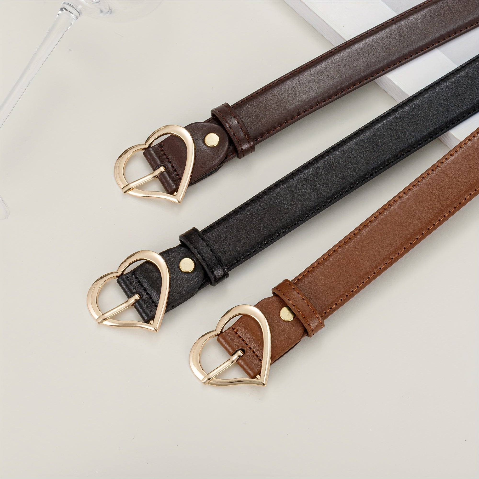 3D Single Love Girl's Belt, Versatile & Decorative