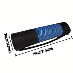 Yoga Mat Mesh Storage Bag Foam Roller Drawstring Backpack