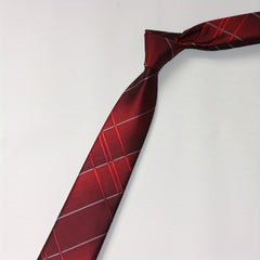High Business Style Neck Tie Floral Men's Jacquard Wave Tie
