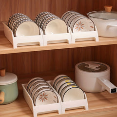 Space Saving Dish Draining Rack Cabinet Storage