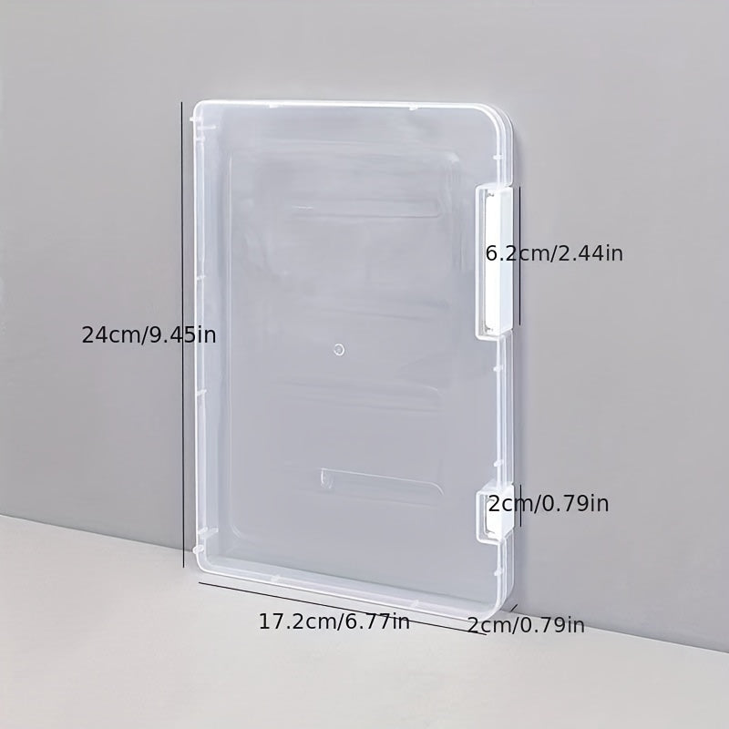 1pc Foldable Storage Rack File Bookshelf Display Shelf
