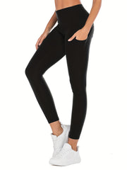 High Stretch Sports Leggings With Pockets for Yoga Fitness Gym