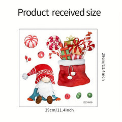 Christmas Toilet Seat Sticker Removable Decal Paper Decorative Bathroom