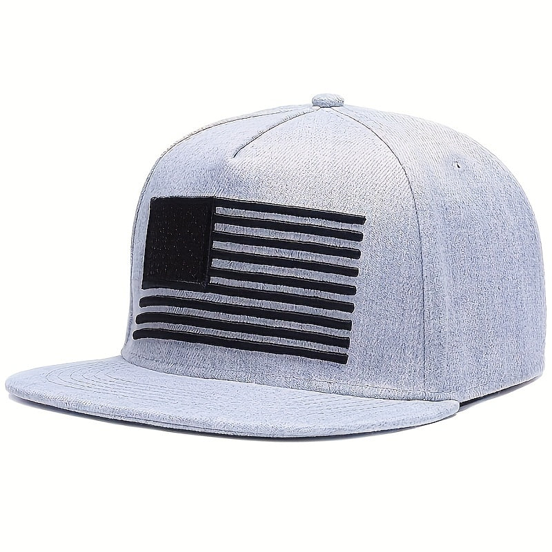 Men's American Flag Embroidered Hip Hop Baseball Cap