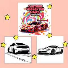 Stylish Cartoon Cars: An Upscale Illustrated Book for Friends & Family