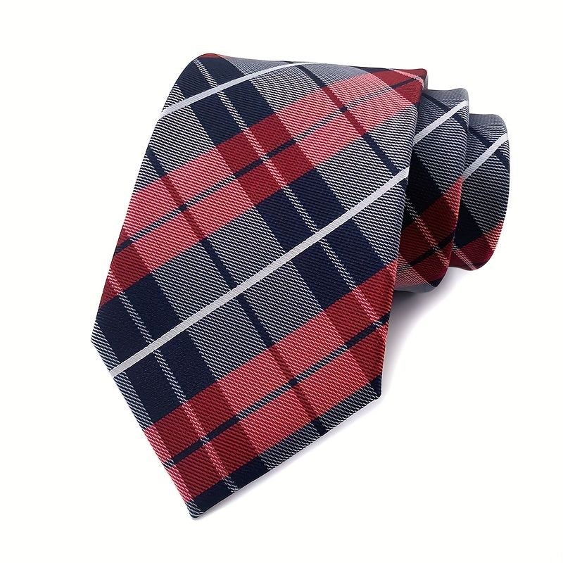 Paisley Polyester Jacquard Men's Tie - Wedding Groomsmen