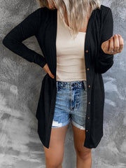 Casual Cardigan Women's Button Up Long Sleeve Cardigan