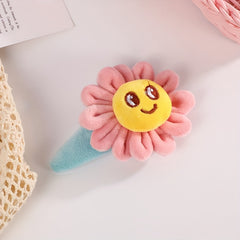 Kids' Sunflower Plush Hair Clip for Girls