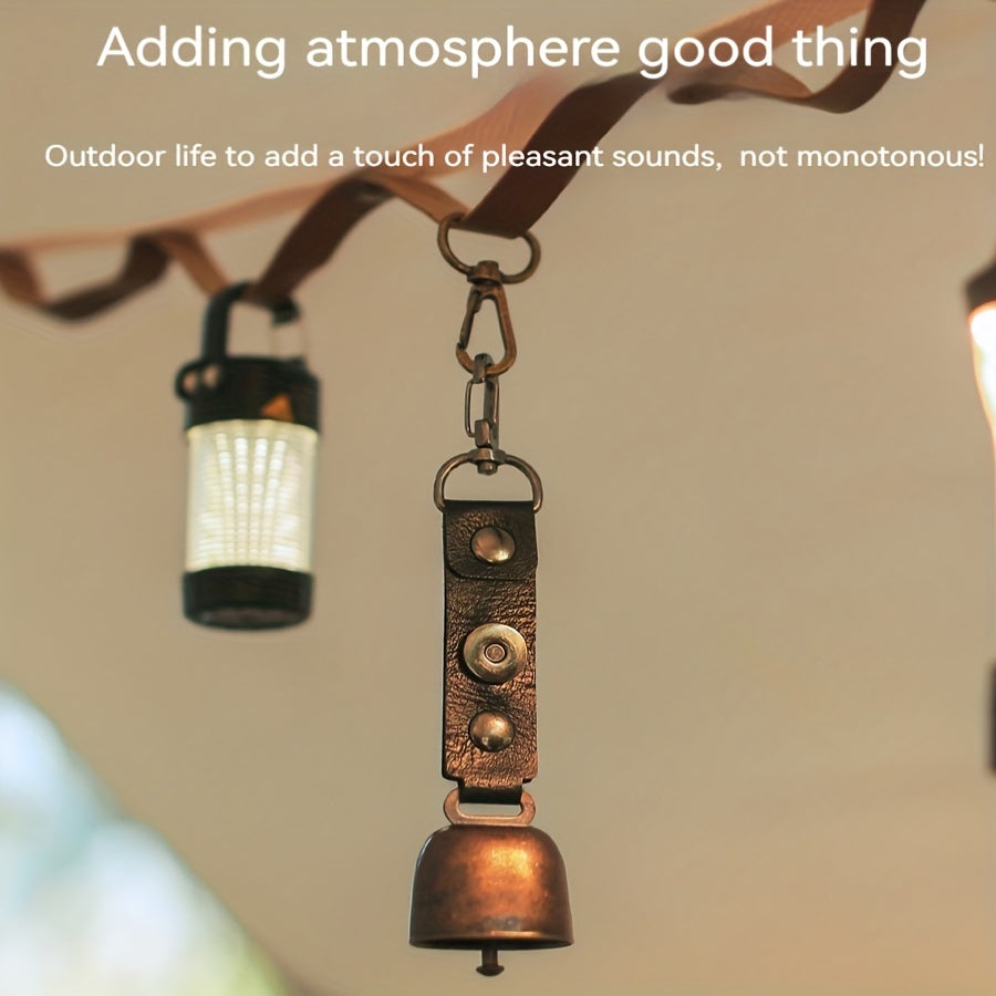 Outdoor Bells Keychains Cow Bell Pet Bell Hiking Camping Accessories