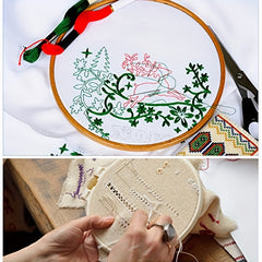 100pcs 100 Colours Threads Sewing Threads Embroidery Set