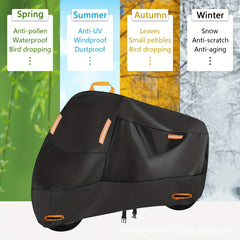 All Season Motorcycle Cover Waterproof Sun Protection