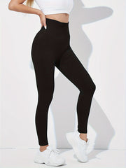 High Waist Tummy Control Fitness Pants Quick Dry Running Yoga Hip Lifting Sports