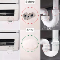 10pcs Sealing Cement For Wall Holes - Air Conditioners Sewer Pipes