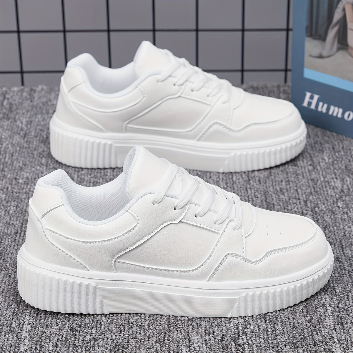 Lace-up Breathable Skate Shoes Women's Low Sneakers