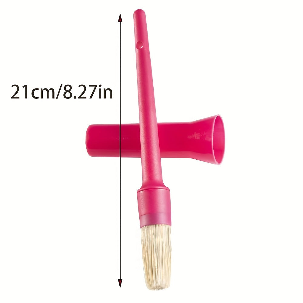 Horseshoe Brush With Pen Cover Pig Hair Hoof Brush With Cover