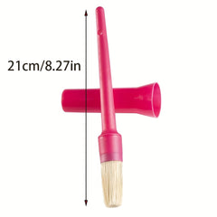 Horseshoe Brush With Pen Cover Pig Hair Hoof Brush With Cover