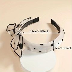 Temperament Knotted Plastic Headband Wide Edge Hair Band