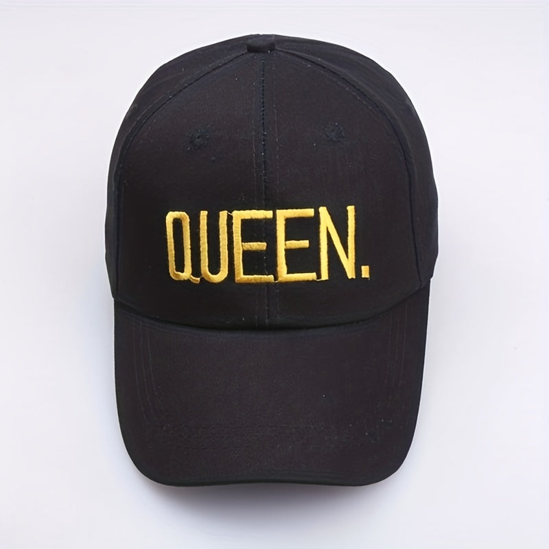 King Queen Embroidered Baseball Cap