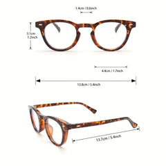 Men's Round Frame Glasses