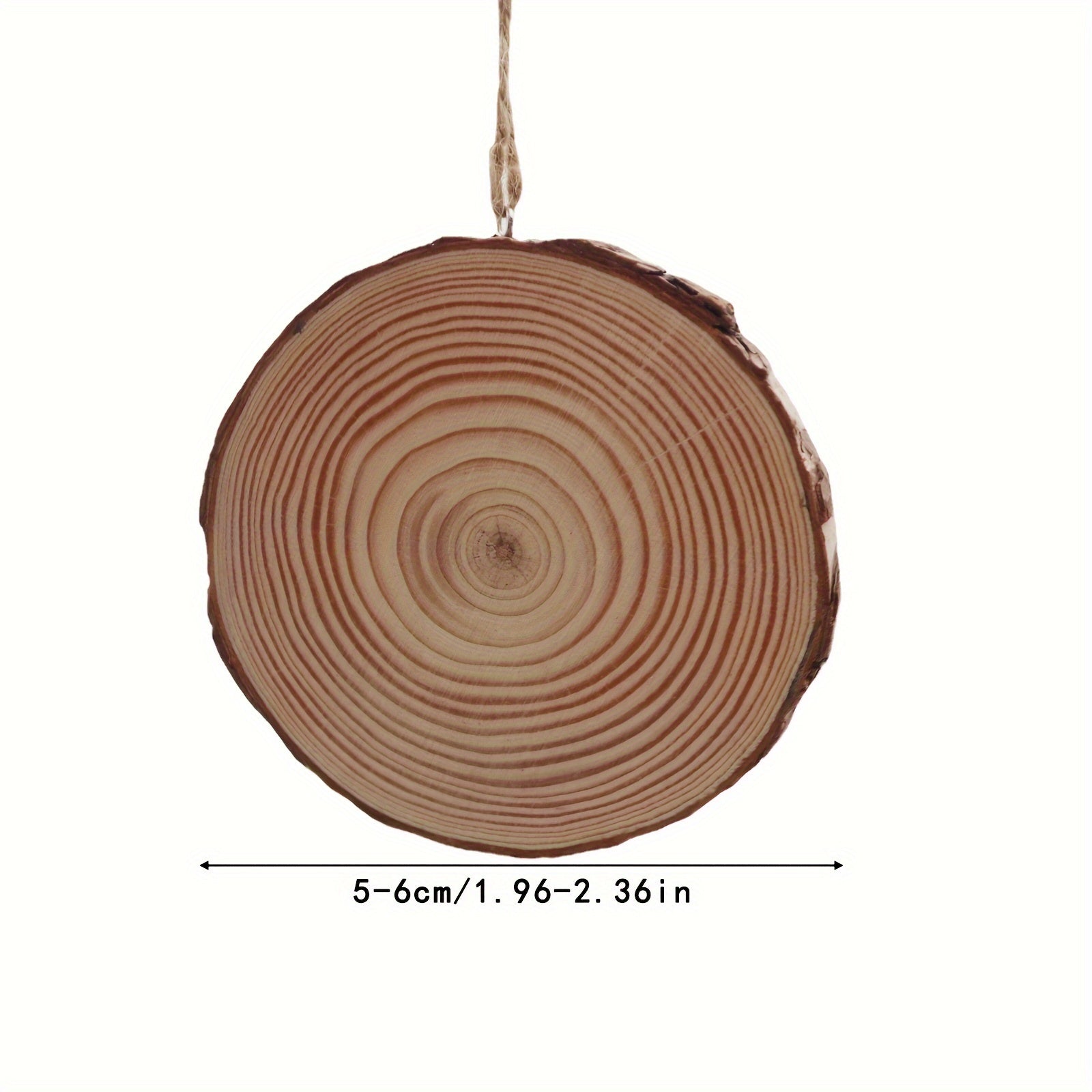 Natural Pine Slices Round Wood Slices for DIY Painting Coasters Christmas Decor