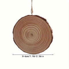 Natural Pine Slices Round Wood Slices for DIY Painting Coasters Christmas Decor