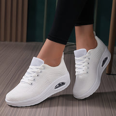 Women's Air Cushion Athletic Sneakers Breathable Walking Shoes