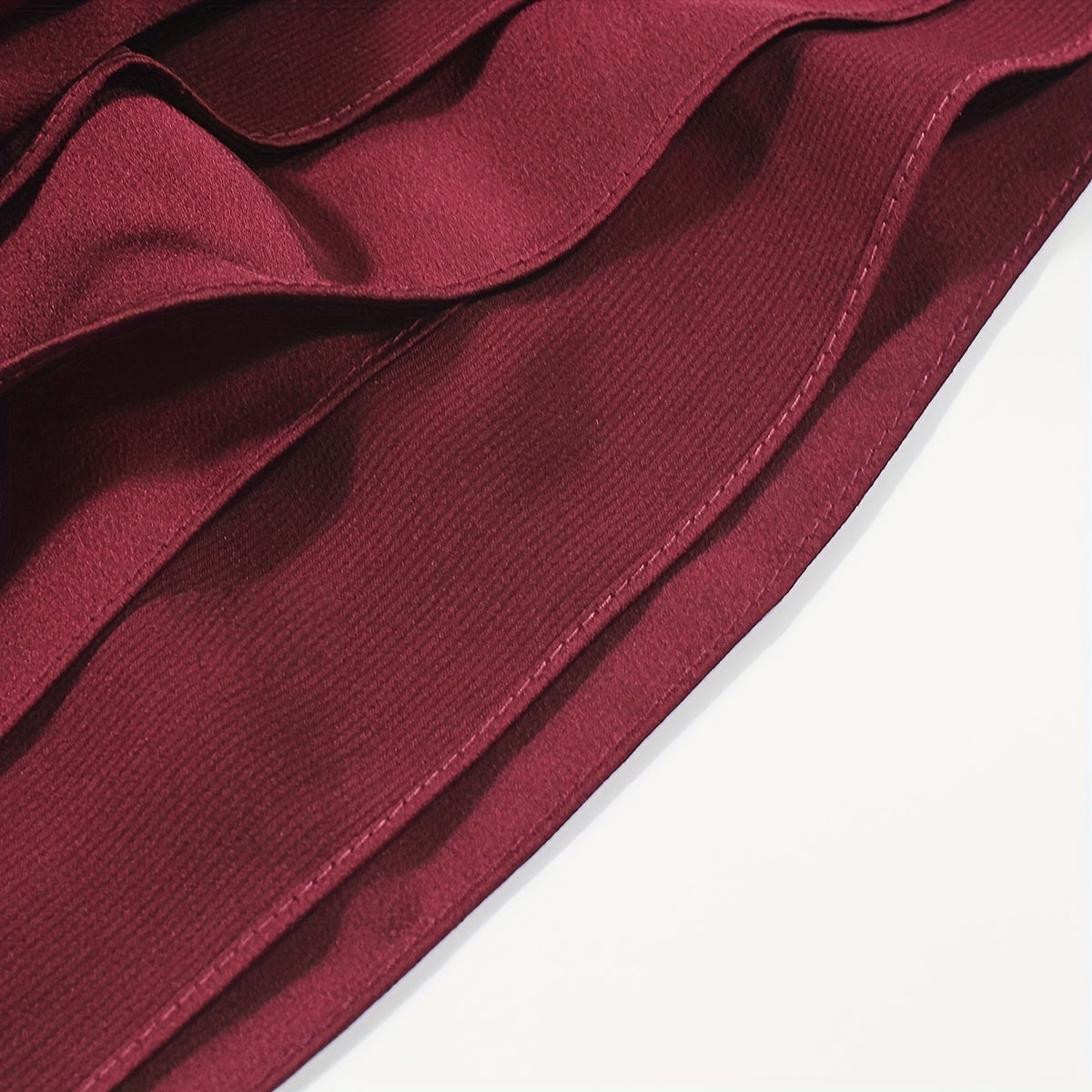 Satin Hijab Shirt with Tie for Spring & Summer