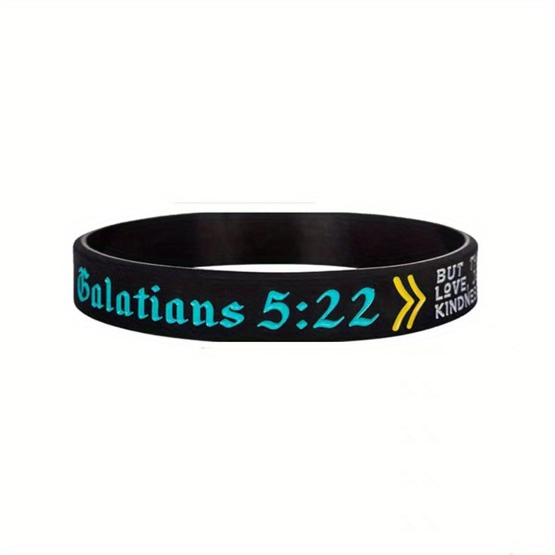 Christian Bible Silicone Bracelet for Praying