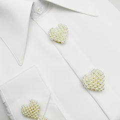 Heart Shaped Button Sets for Easy Shirt Decoration