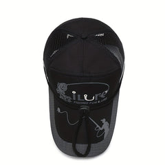 Men's Quick Drying Baseball Cap Mesh Sun Hat Fishing Sports Cap