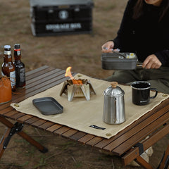 High Temp Resistant Fireproof Mat Fiberglass Blanket for Camping BBQ
