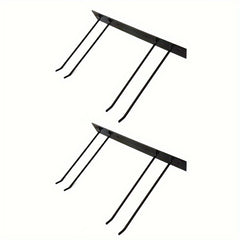 4pcs Metal Wall Hook Rack Storage Garage Garden Tool Heavy Duty Hanging Hold