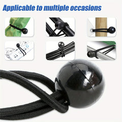 30pcs Ball Bungee Tarpaulin Tensioner for Tents with Ball Cord