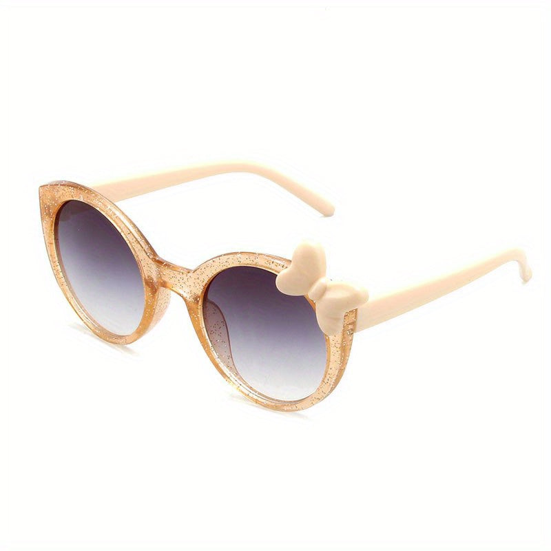 Y2K Bow Decor Sunglasses UV Protection for Girls