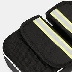 Mountain Bike Front Rail Bag Enlarged Hard Shell Cycling Bag Reflective Strip