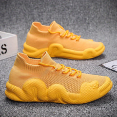 Men's Breathable Geometric Sports Shoes Outdoor Walking Camping