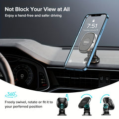 360° Magnetic Car Phone Holder Air Vent Mount GPS For IPhone Xiaomi