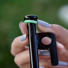 10pcs Glow in the Dark Tent Nails Set with Luminous Rings