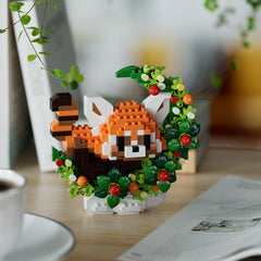 400 pcs DIY Particle Building Blocks Flowers Moonlight Mini Animal Series