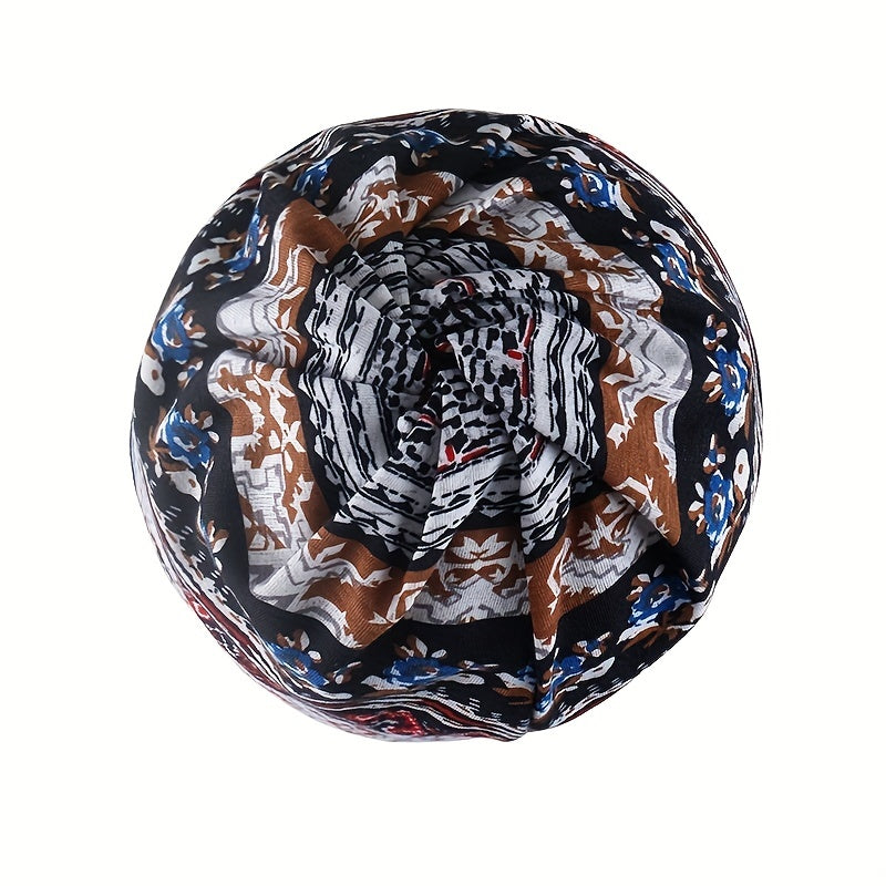 Men's Baggy Slouchy Beanie Chemo Hat Cap Scarf