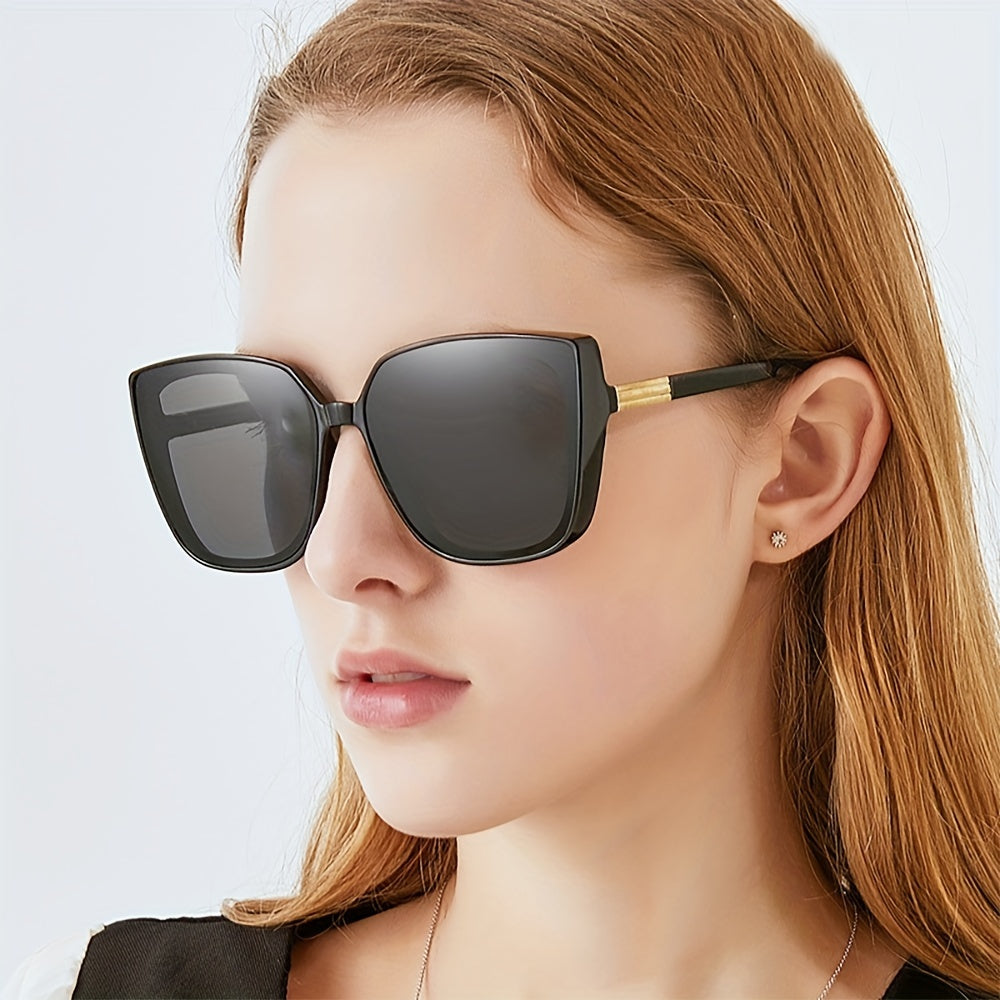Square Cat Eye Sunglasses Men Women UV400 Sun Shades