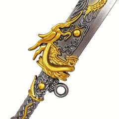 3D Dragon Pattern Carved Plas. Toy for Cosplay Prop