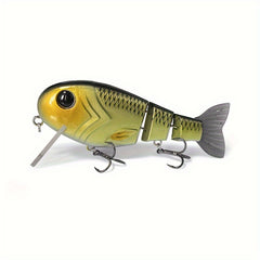 1pc Bionic 3-section Floating Fishing Lure with Steel Ball