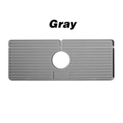 Silicone Faucet Drain Mat Sponge Storage Plate for Kitchen Bathroom